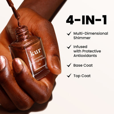 Shimmering Nail Highlighter - Molten