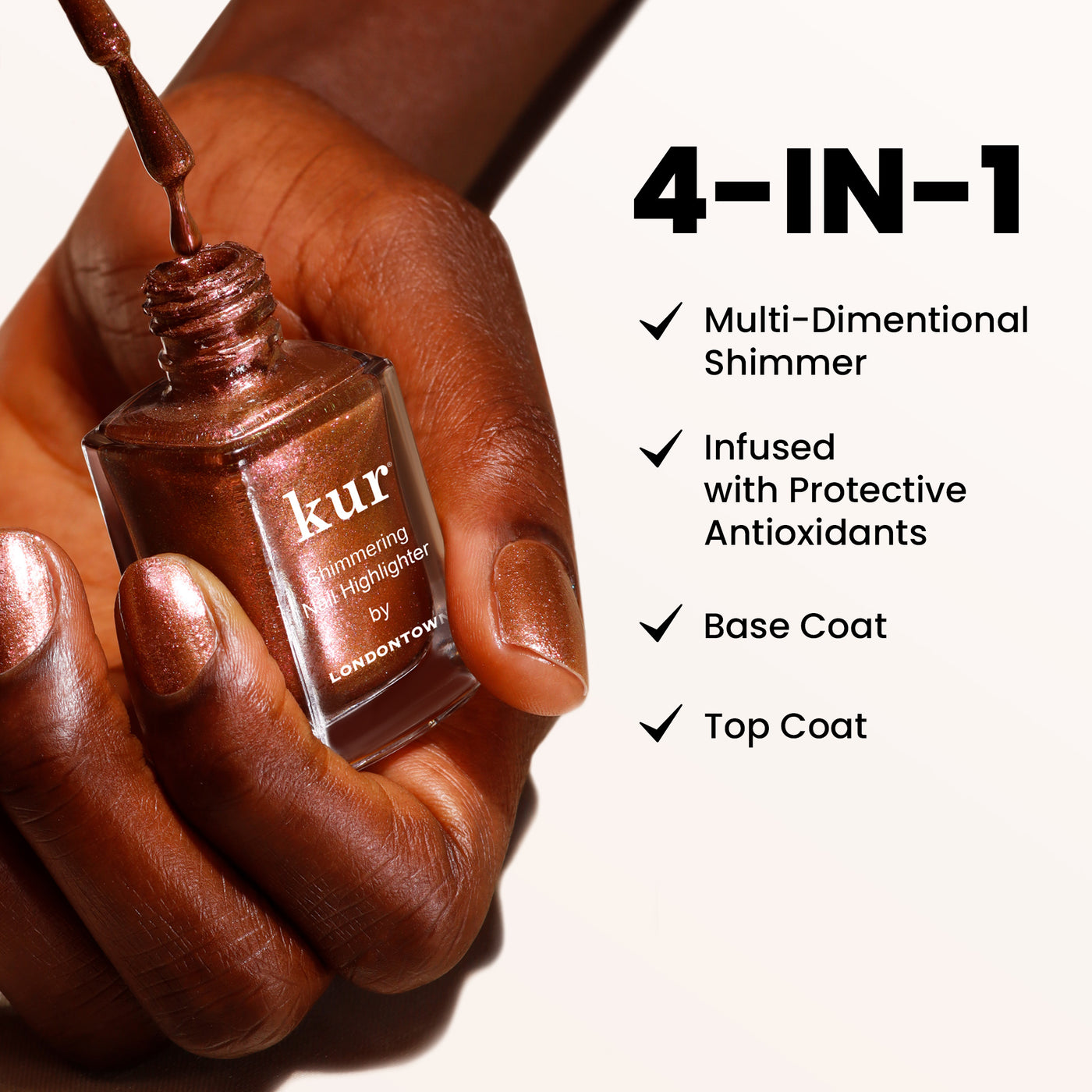 Shimmering Nail Highlighter - Molten (Professional)