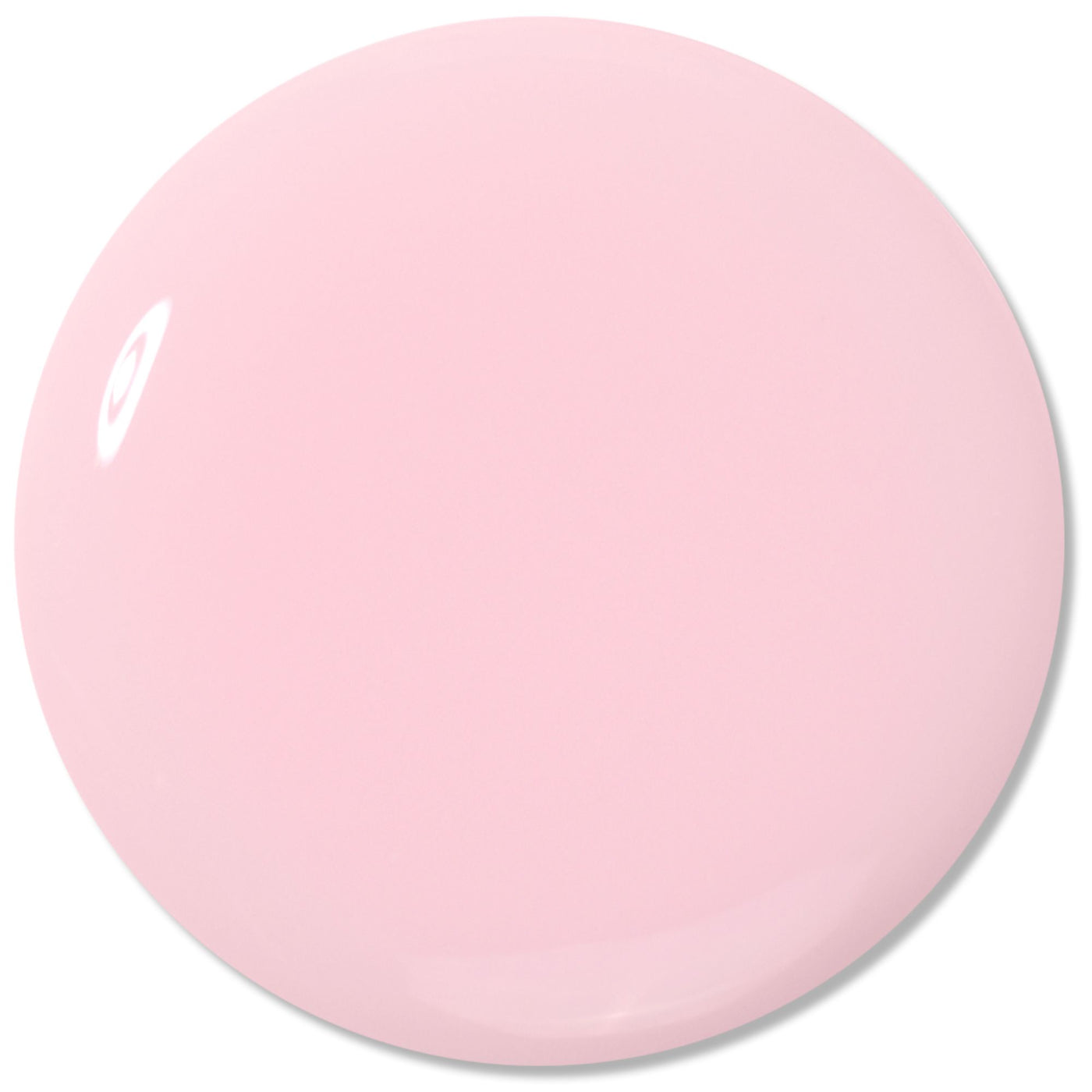 The Magnolia Haze by LONDONTOWN features a smooth, sheer round surface in petal pink with a glossy finish and subtle top-left reflection.