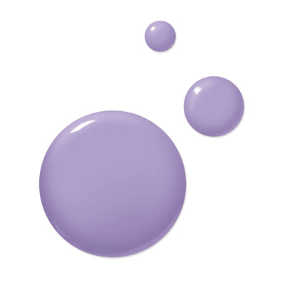 Three lilac crème-colored circular blobs of various sizes on a white background from LONDONTOWN's Trolley Away (Professional).